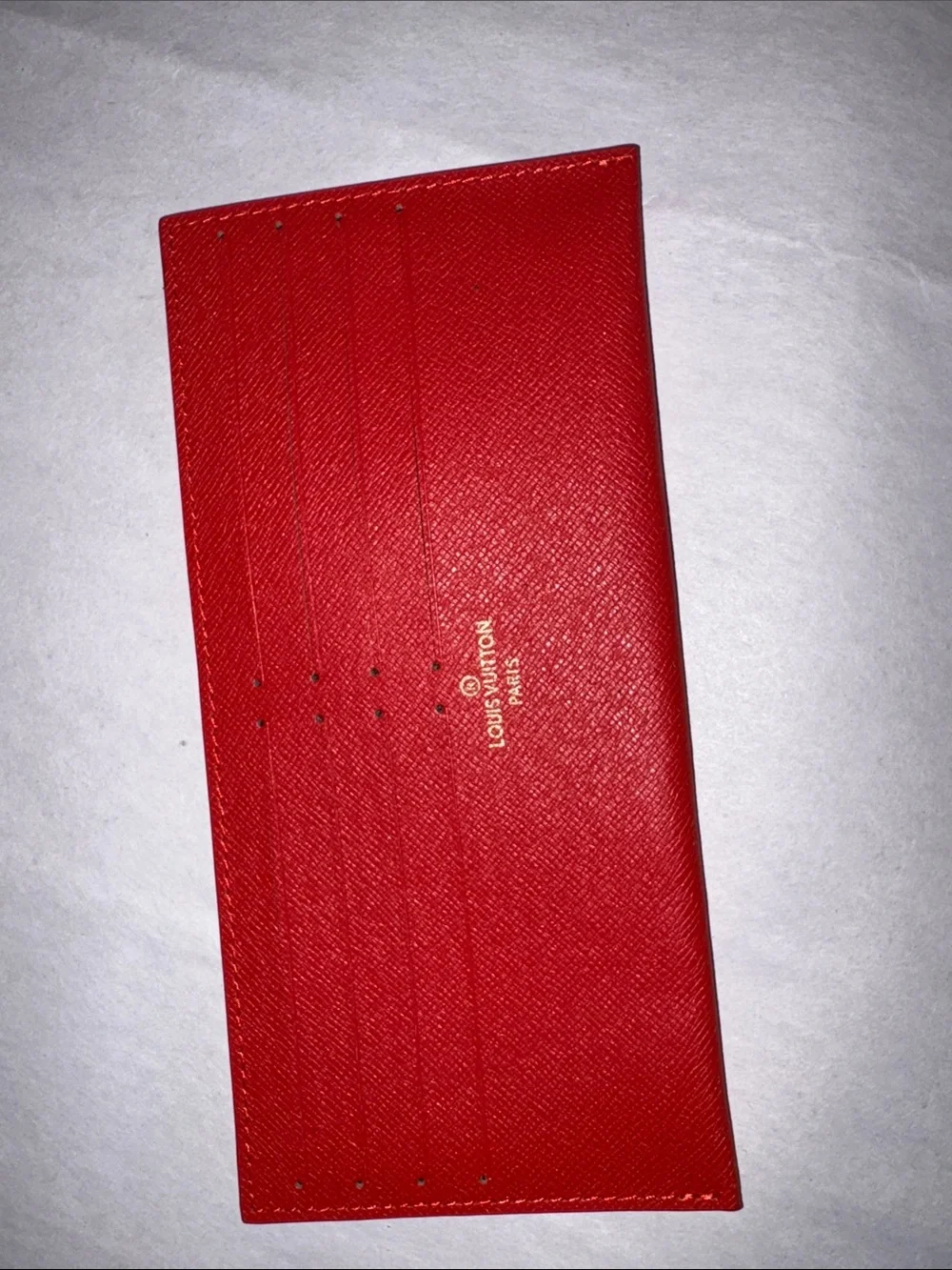 LV Louis Vuitton Paris Red Card Holder